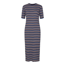 Load image into Gallery viewer, Roberta Dress - Navy Stripe - Liberté - Blue 3
