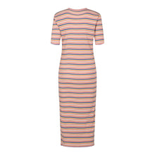 Load image into Gallery viewer, Roberta Dress - Rose Stripe - Liberté - Red 3
