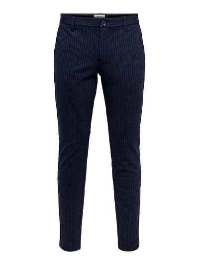 Mark Striped Pants - Rosin/Dark Navy - Only & Sons - Blue 6