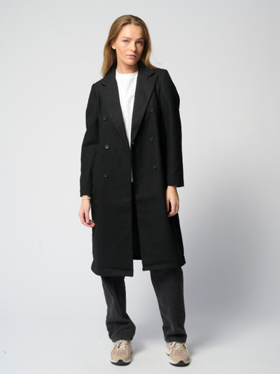 Linea trenchcoat - Sort - TeeShoppen - Black 8