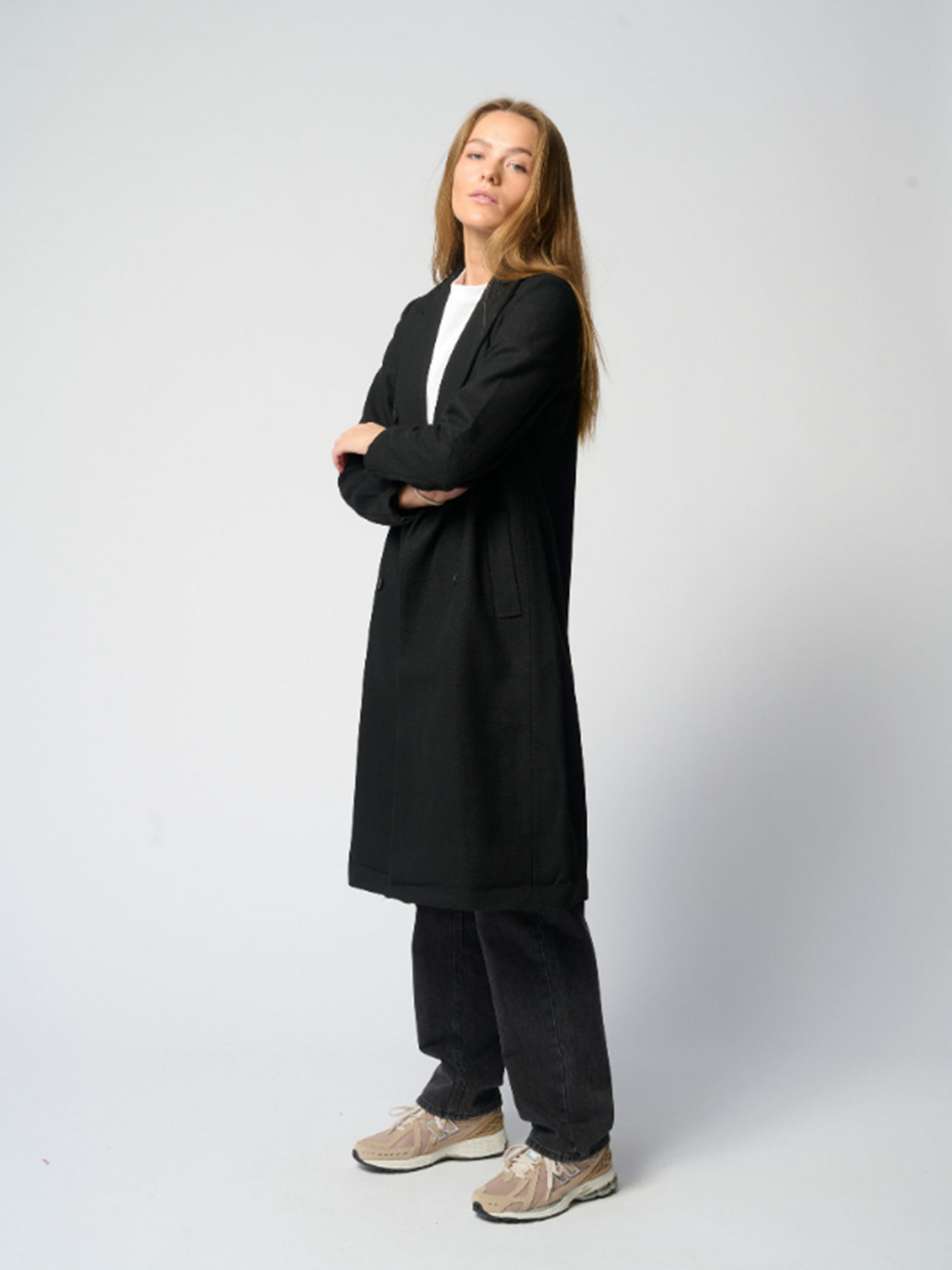 Linea trenchcoat - Sort - TeeShoppen - Black 7