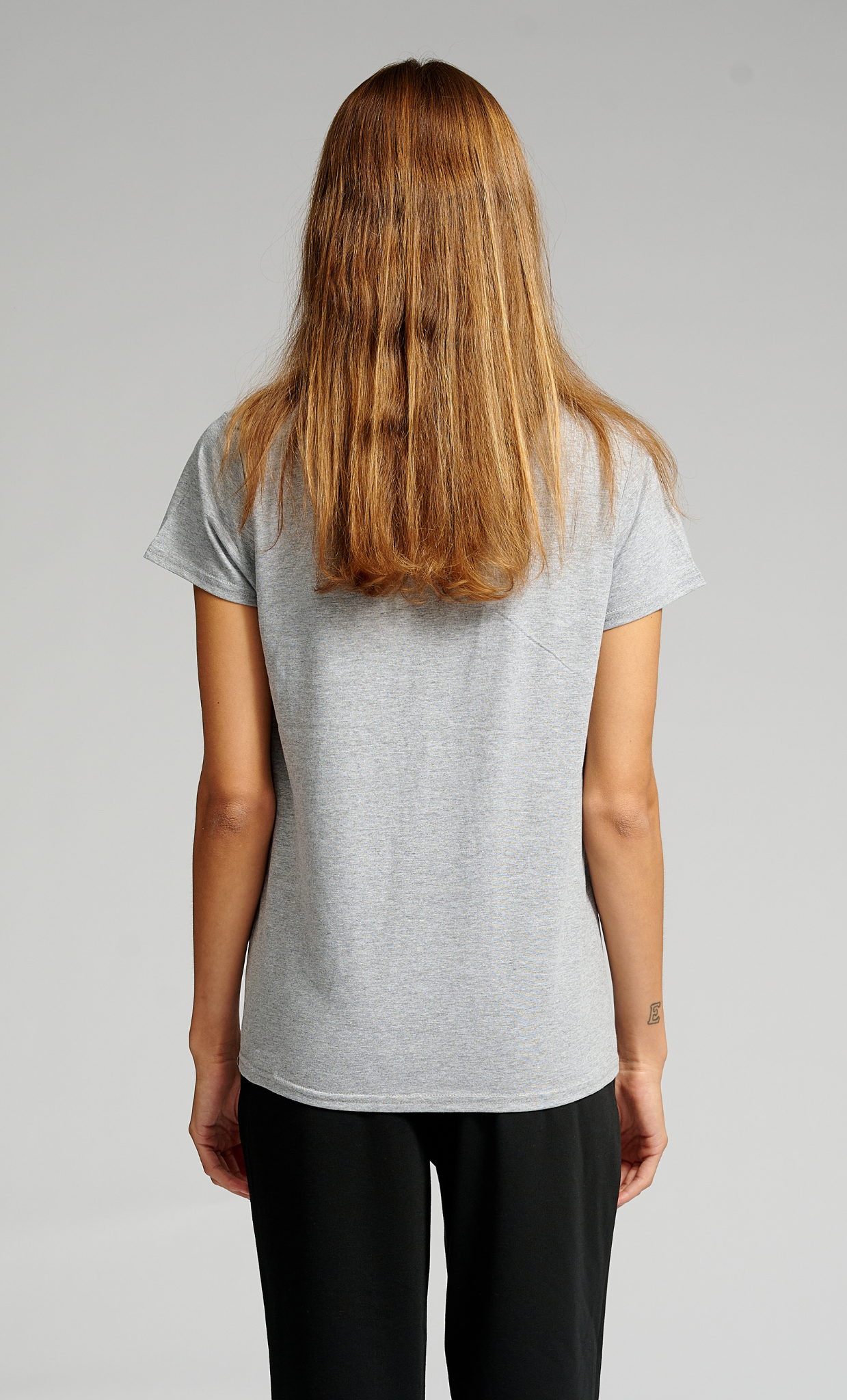 Basic T-Shirt - Oxford Grey - TeeShoppen - Grey 4