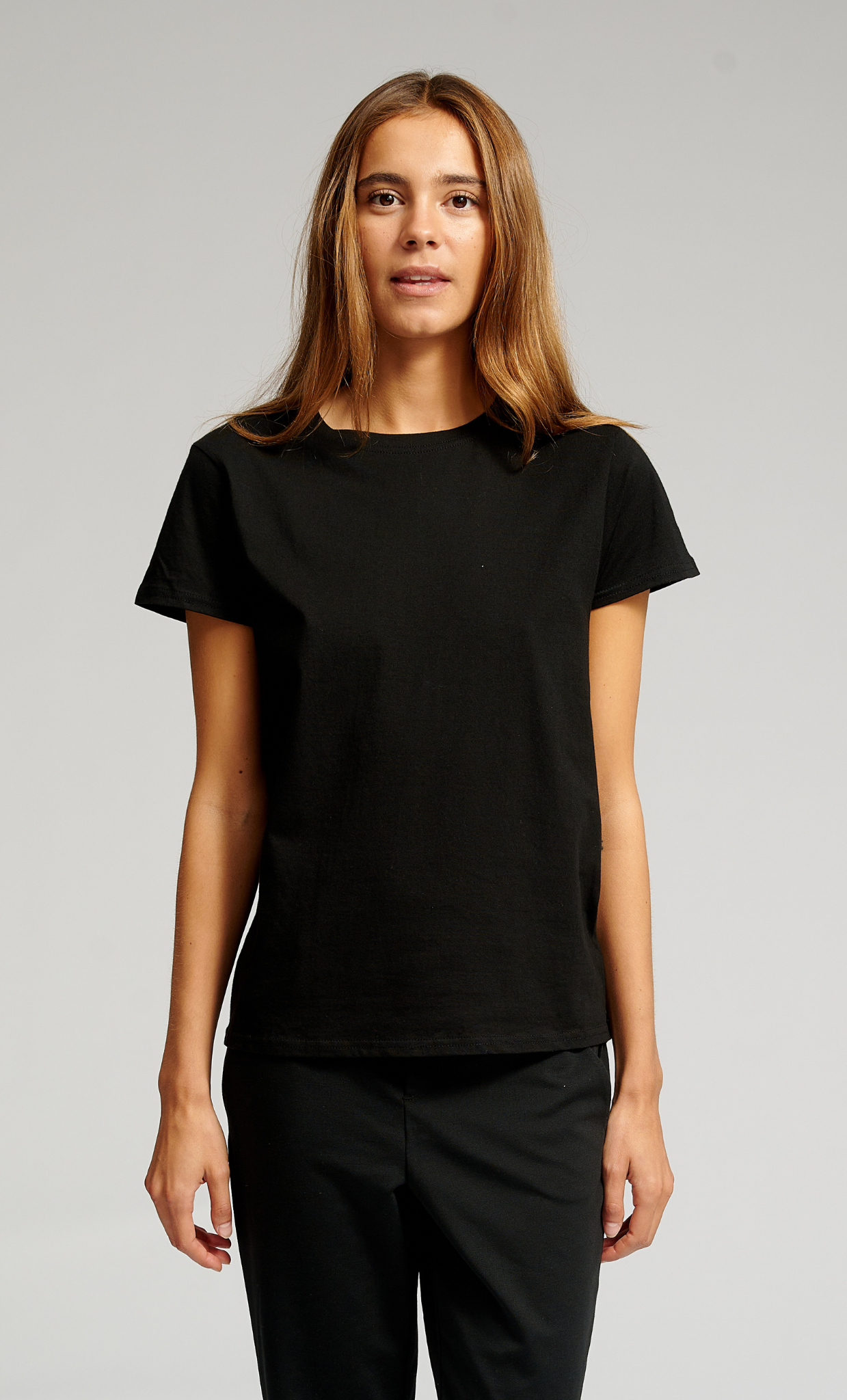 Basic T-Shirt - Black - TeeShoppen - Black