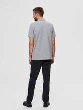 Load image into Gallery viewer, Organic polo shirt - Gray - Selected Homme - Grey 2
