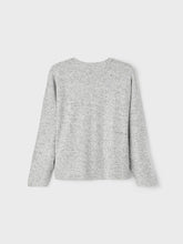 Carregar imagem no visualizador da galeria, Victi Knit Sweaters - Gray Melange - Name It - Grey 3
