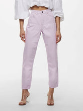 Load image into Gallery viewer, Solid Color Mom Pants - Orchid Bouquet - ONLY - Pink 3
