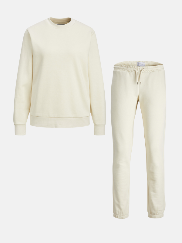 Basic SweatSuit (Light Beige) - Pakketdeal (vrouwen)