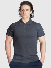 Afbeelding in Gallery-weergave laden, Performance Polo - Dark Gray - TeeShoppen - Grey 2
