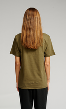 Cargar imagen en el visor de la galería, Oversized T-shirt - Army Green - TeeShoppen - Green 4
