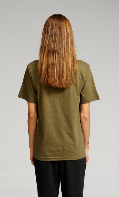 Oversized T-shirt - Army Green - TeeShoppen - Green 4