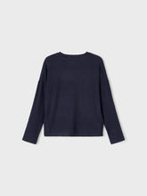 Cargar imagen en el visor de la galería, Victi Knit Sweaters - Dark Sapphire - Name It - Blue 2
