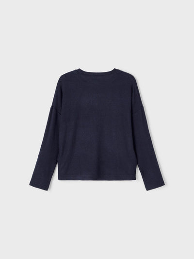 Victi Knit Sweaters - Dark Sapphire - Name It - Blue 2