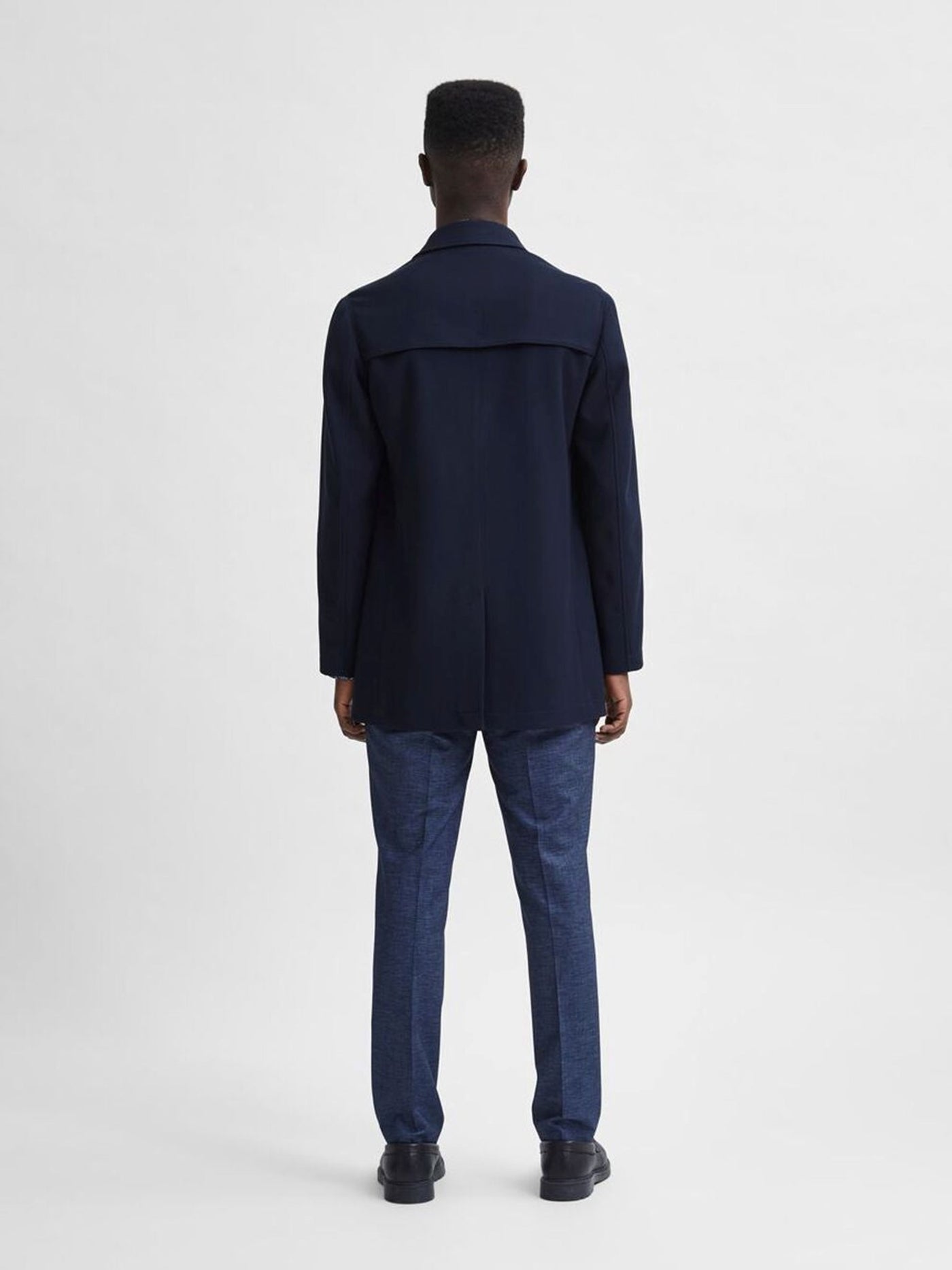 Soft elastic transition coat - Sky Captain - Selected Homme - Blue 3