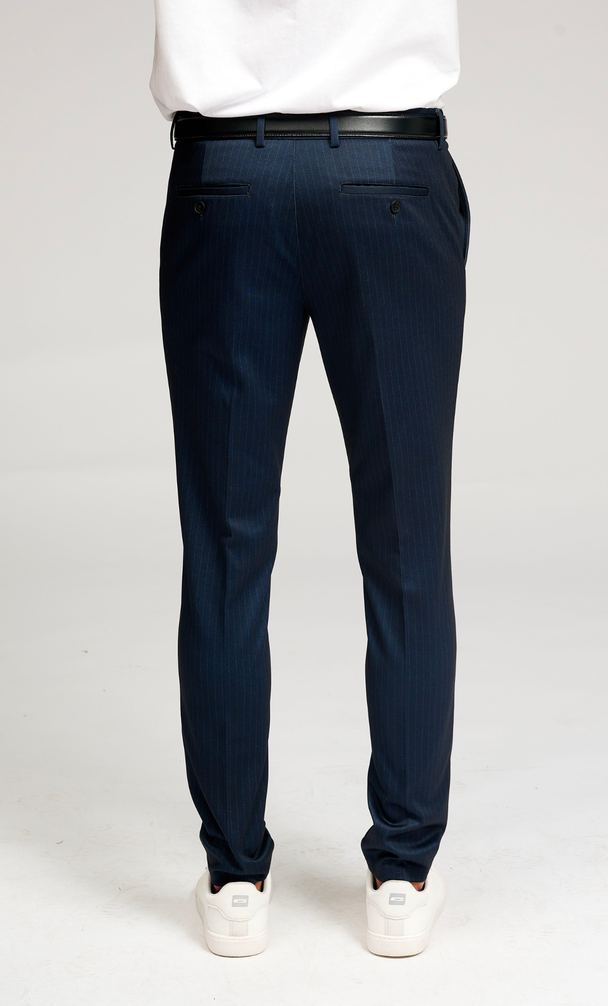 De Originale Performance Pants - Mørkeblå Stribet (Limited) - TeeShoppen - Blue 4