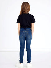 Carica l'immagine nel visualizzatore di Gallery, Superbløde Jeggings - Dark Blue Denim - Name It - White 4
