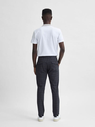 Performance Premium Pants - Gray/Black - Selected Homme - Black 3