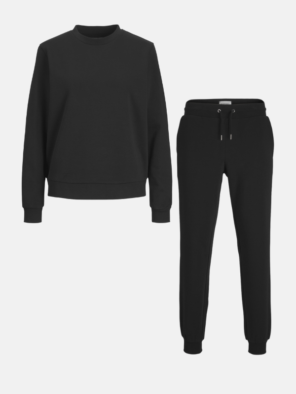 Basic SweatSuit (zwart) - Pakketdeal (vrouwen)