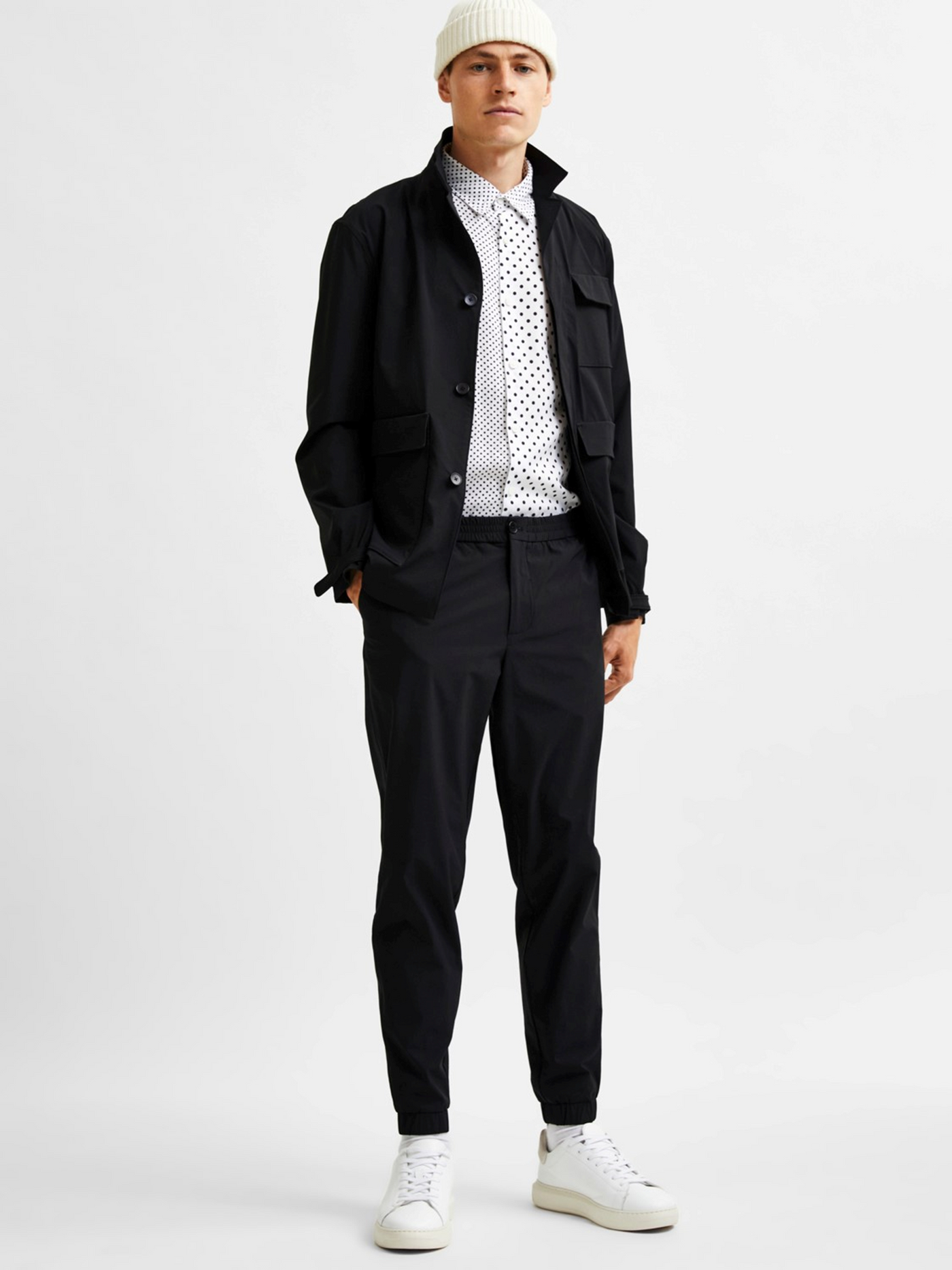 Slim Pharo Pants - Black - Selected Homme - Black 4