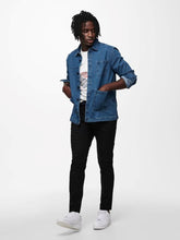 Load image into Gallery viewer, Denim Shirt - Medium Blue Denim - Only &amp; Sons - Blue 3
