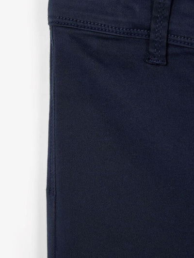 Cotton Twill Leggings - Dark Sapphire - Name It - Blue 6