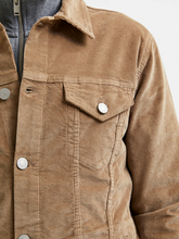 Load image into Gallery viewer, Jeppe Corduroy Jacket - Greige - Selected Homme - Khaki 3
