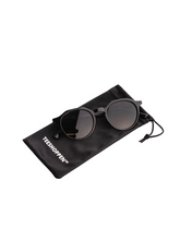 Charger l&#39;image dans la galerie, Round Sunglasses - Black - TeeShoppen - Black
