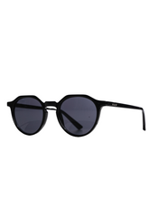 Charger l&#39;image dans la galerie, Round Sunglasses - Black - TeeShoppen - Black 3
