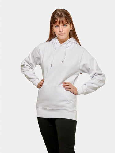 Oversized Hoodie - White - TeeShoppen - White