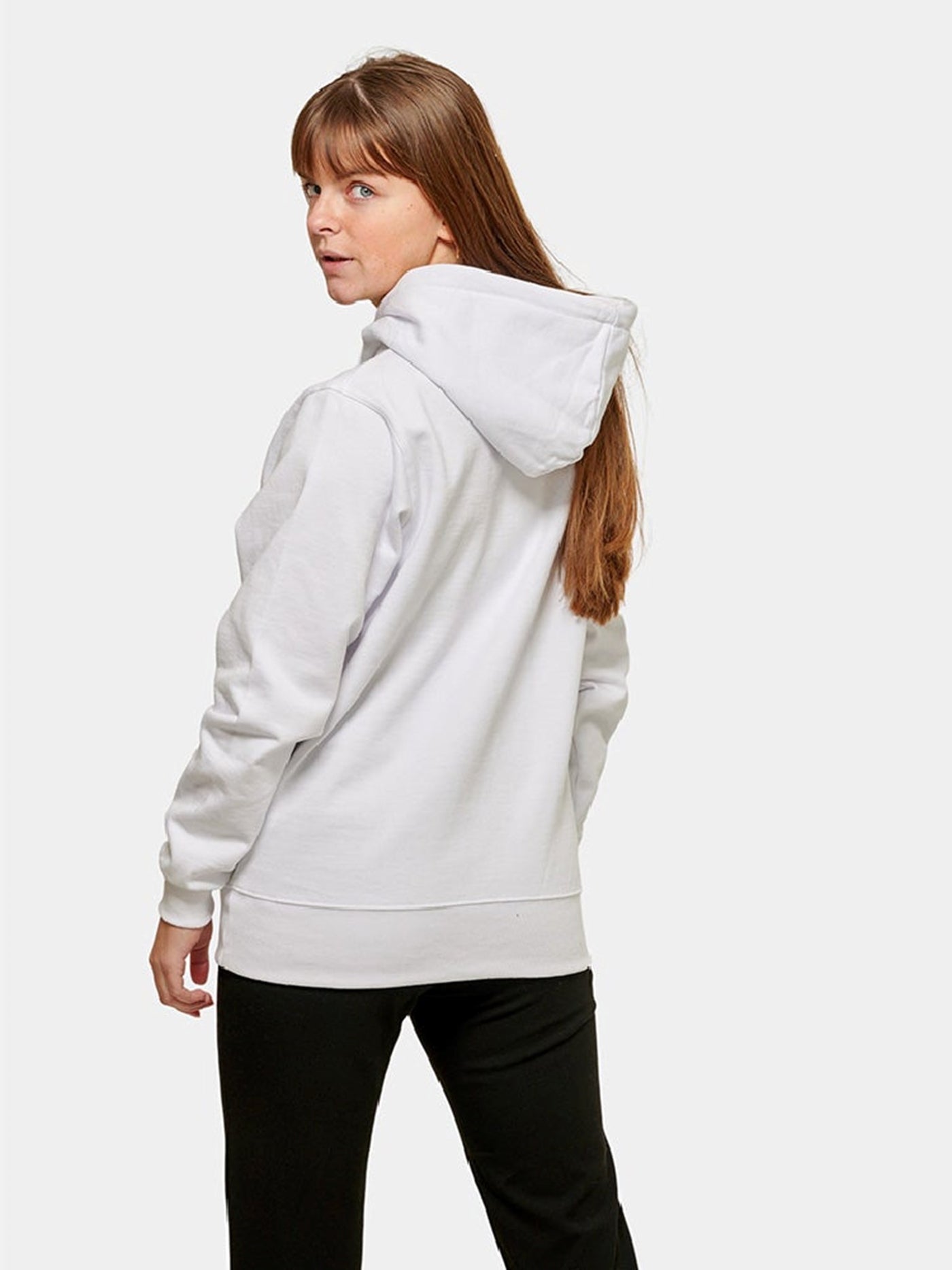 Oversized Hoodie - White - TeeShoppen - White 2