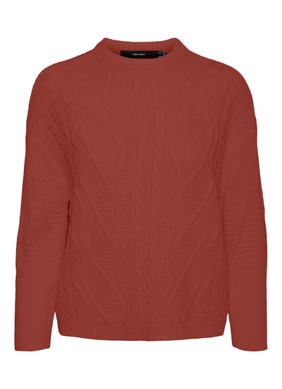 Augusta Knit - Chili Oil - Vero Moda - Red 2