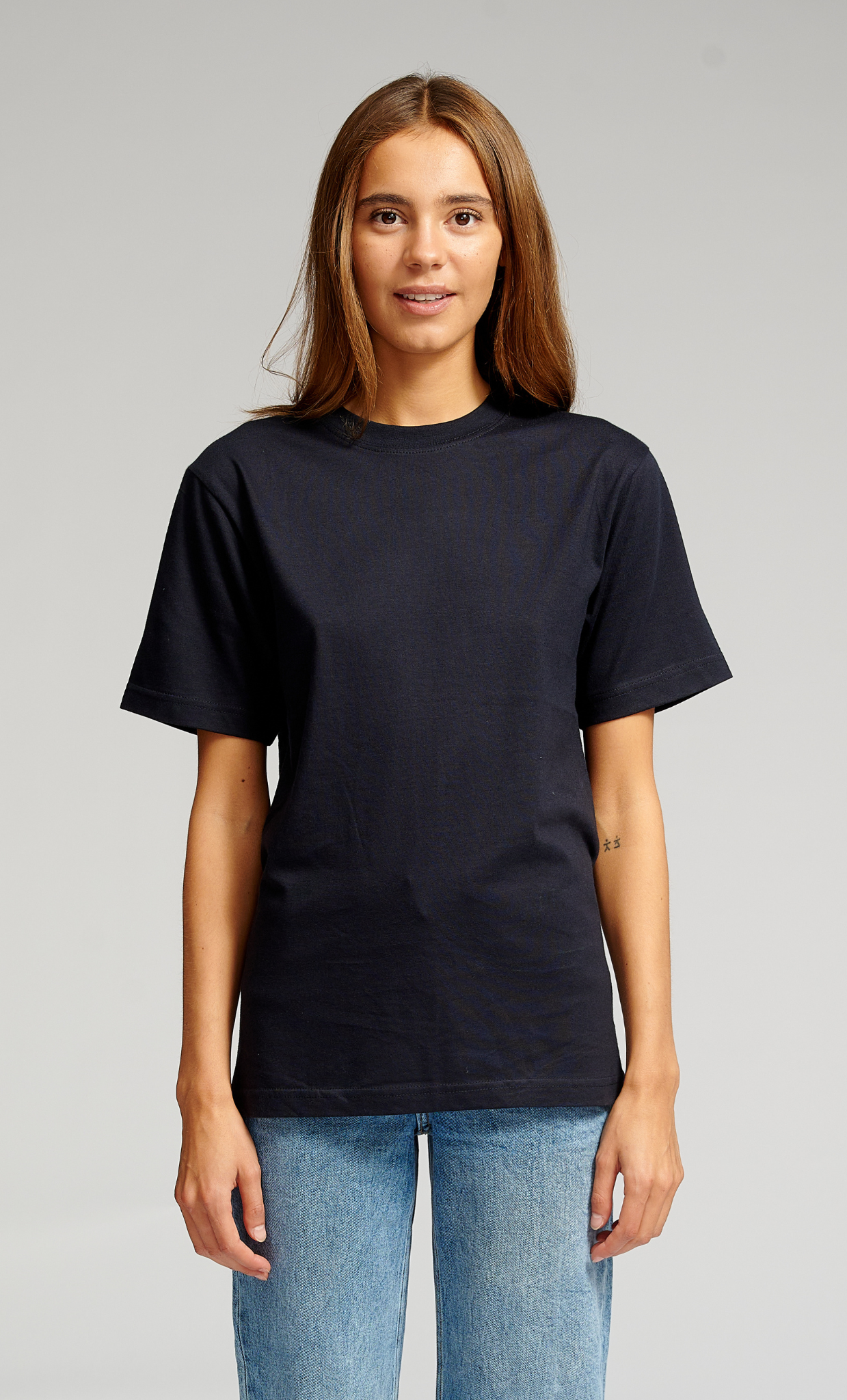 Oversized T-shirt - Navy - TeeShoppen - Blue