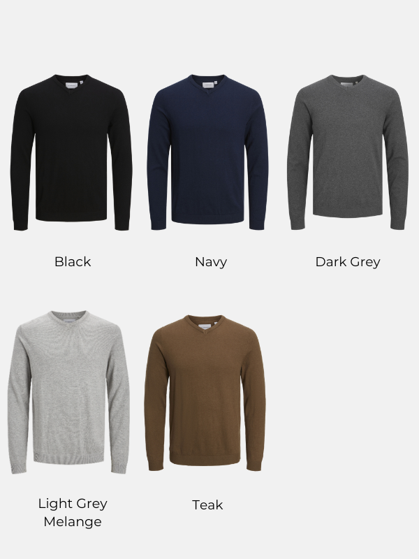 Basic Knit V -Neck - Pakketdeal (2 pc's)