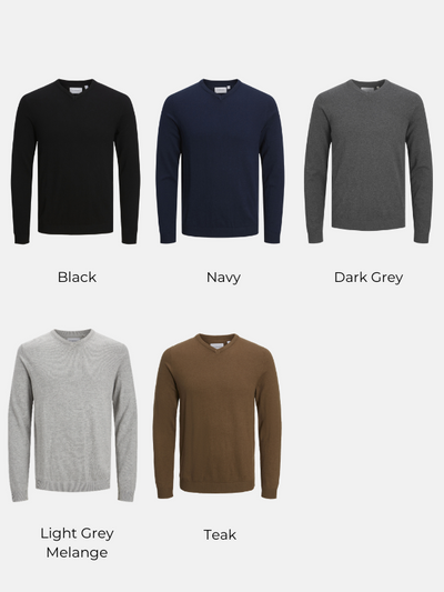 Basic Knit V -Neck - Pakketdeal (2 pc's)