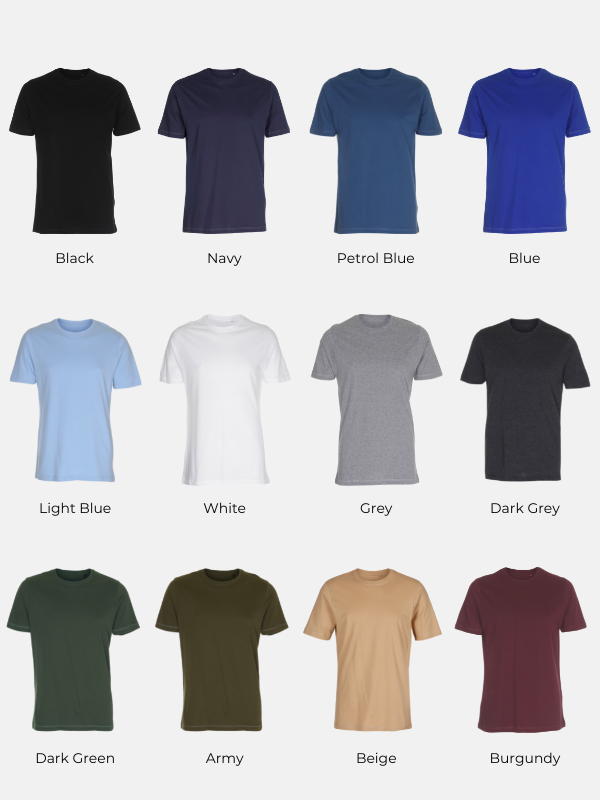 Organic Basic T-shirts – Package Deal (6 pcs.)