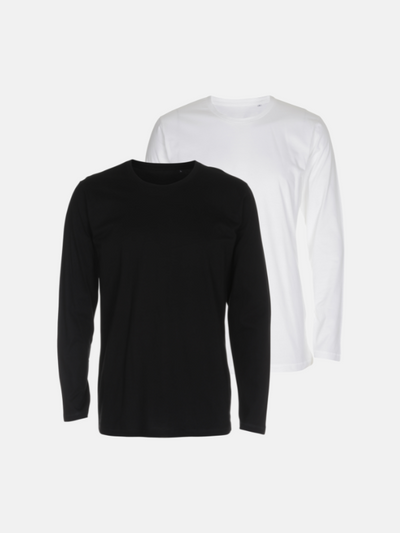 Basic Long Sleeve T-shirt-Pakketdeal (2 pc's.)