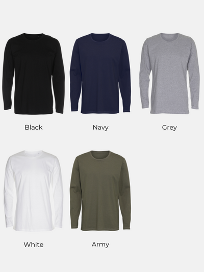 Basic Long Sleeve T-shirt-Pakketdeal (2 pc's.)