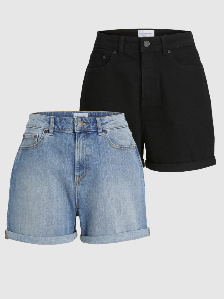 Het origineel Performance Denim shorts - pakket deal (2 pc's.)