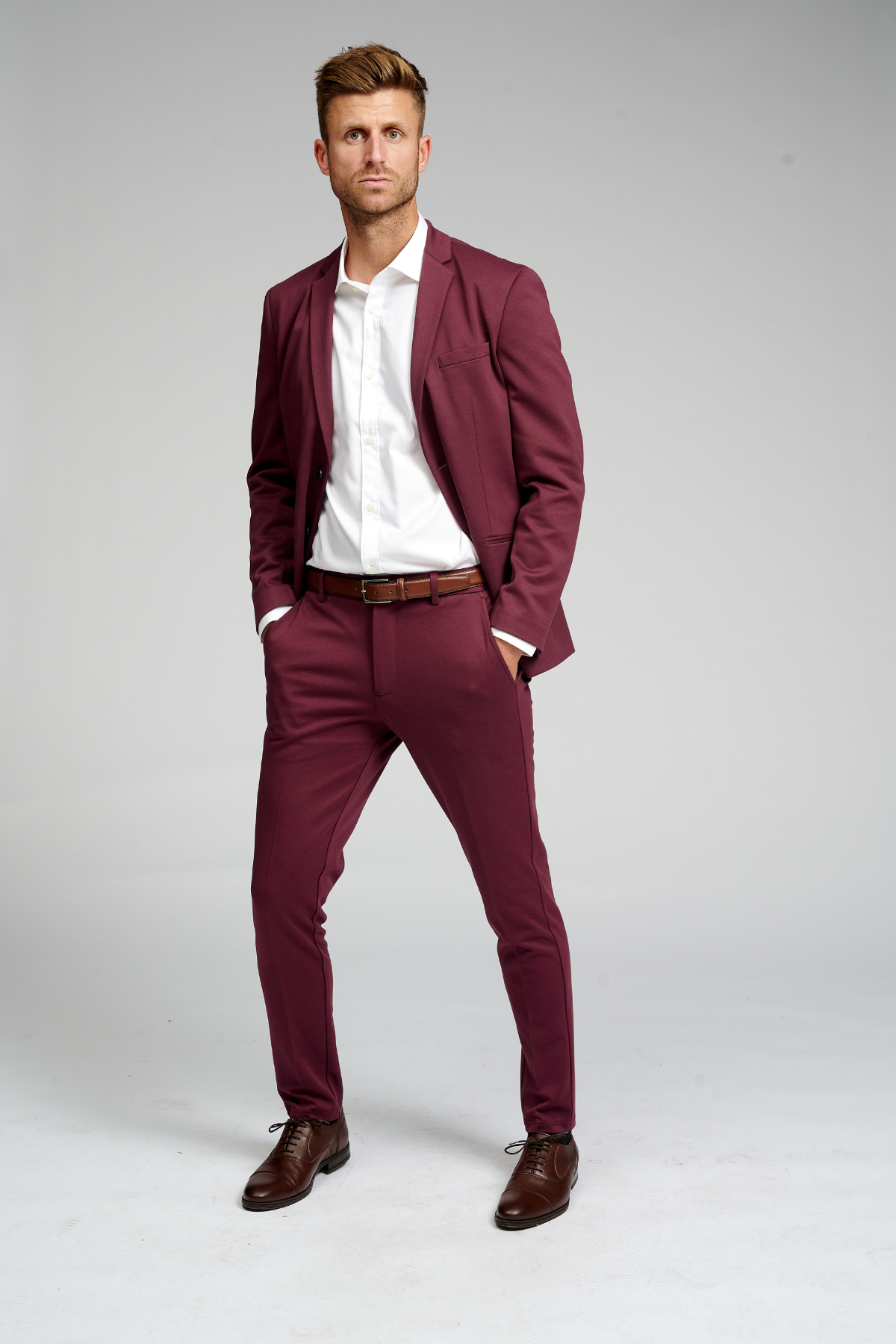 The Original Performance Suit (Burgundy) - Package Deal