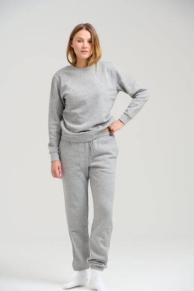 SweatSuit básico (Melange gris claro) - paquete (mujeres)