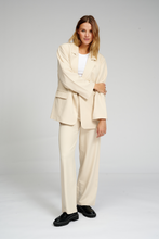 Load image into Gallery viewer, Oversized Blazer with Classic Suit Pants - Package Deal (Beige)
