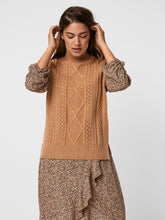 Load image into Gallery viewer, Amina High Neck Vest - Tan - Vero Moda - Brown
