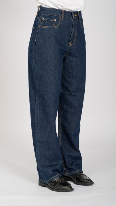 The Original Performance Loose Jeans - Dark Blue Denim - TeeShoppen - Blue 9