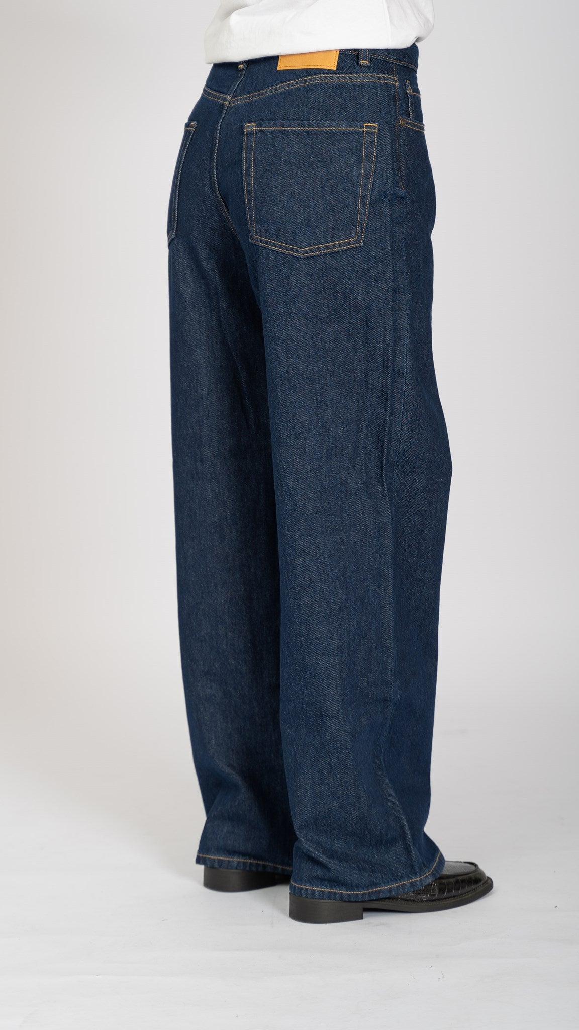 The Original Performance Wide Jeans - Dark Blue Denim - TeeShoppen - Blue 14