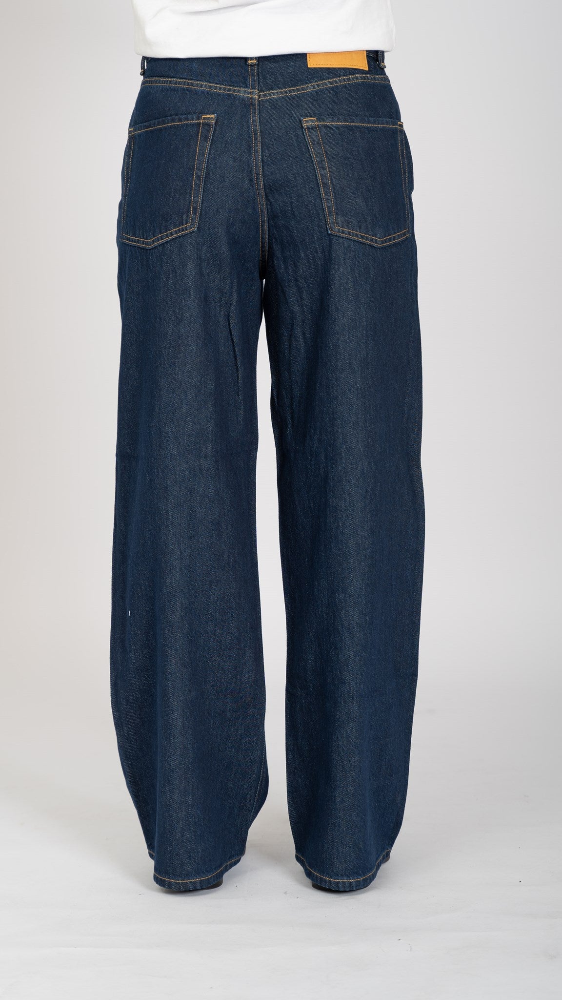 The Original Performance Wide Jeans - Dark Blue Denim - TeeShoppen - Blue 15