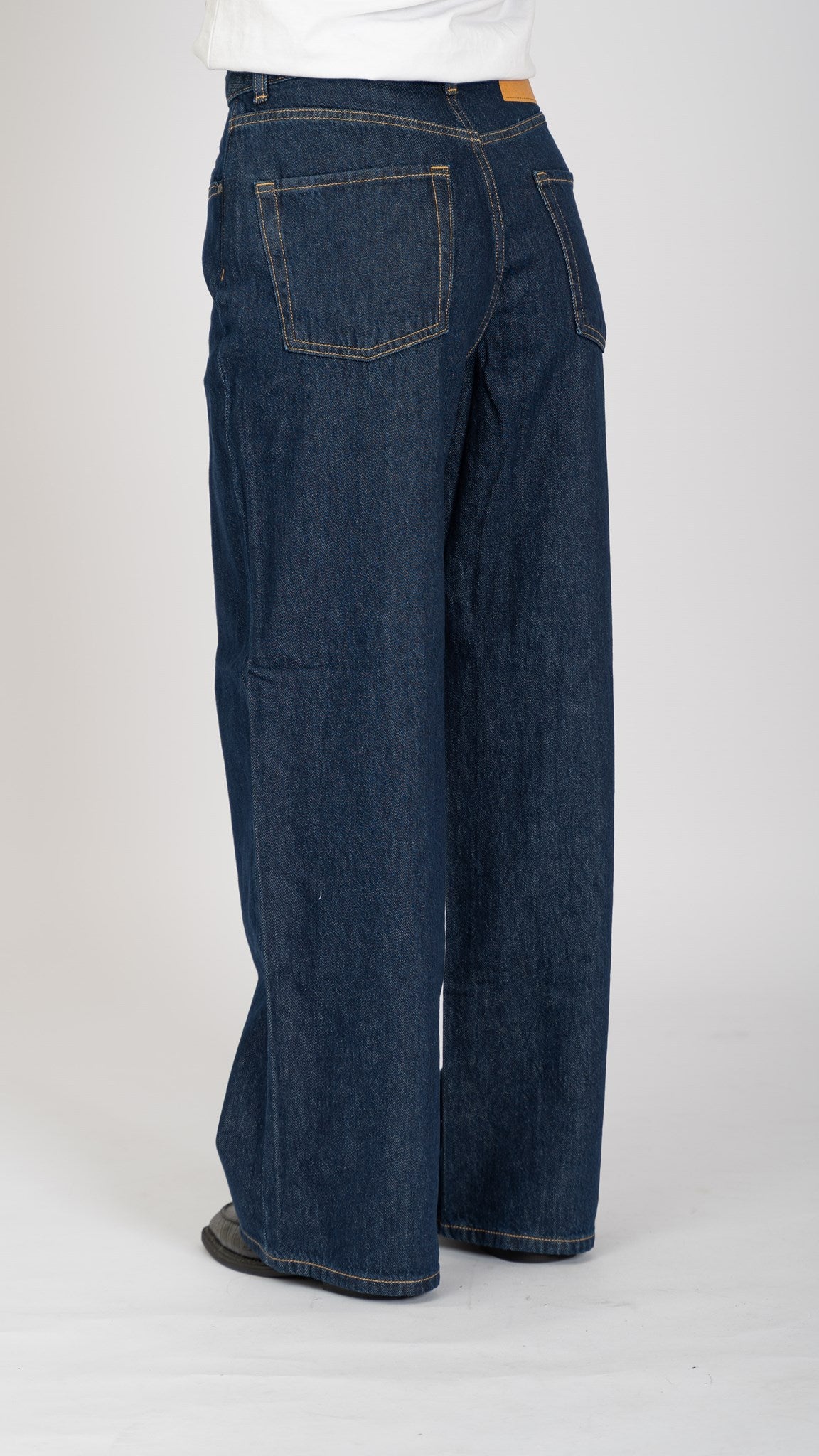 The Original Performance Wide Jeans - Dark Blue Denim - TeeShoppen - Blue 16