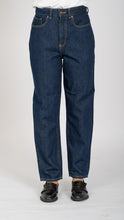 Load image into Gallery viewer, The Original Performance Mom Jeans - Dark Blue Denim - TeeShoppen - Blue
