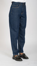 Load image into Gallery viewer, The Original Performance Mom Jeans - Dark Blue Denim - TeeShoppen - Blue 2
