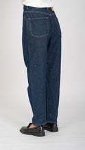 Load image into Gallery viewer, The Original Performance Mom Jeans - Dark Blue Denim - TeeShoppen - Blue 5
