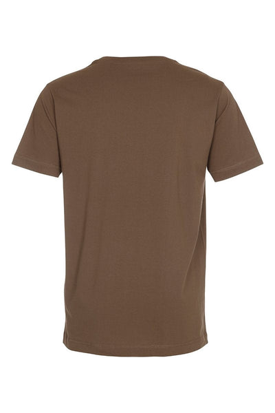 Basic Vneck t-shirt - Olive - TeeShoppen - Green 4