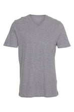 Charger l&#39;image dans la galerie, Basic Vneck t-shirt - Oxford Gray - TeeShoppen - Grey 5
